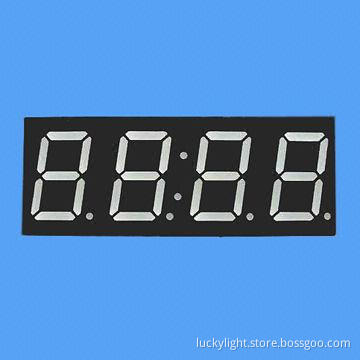 4-digit 0.56-inch Blue 7 Segment LED Clock Display, Low-voltage and Current Operating
